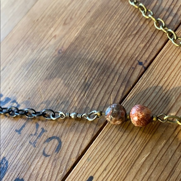 1 LEFT // mixed metal pieced patina necklace - Picture 14 of 16